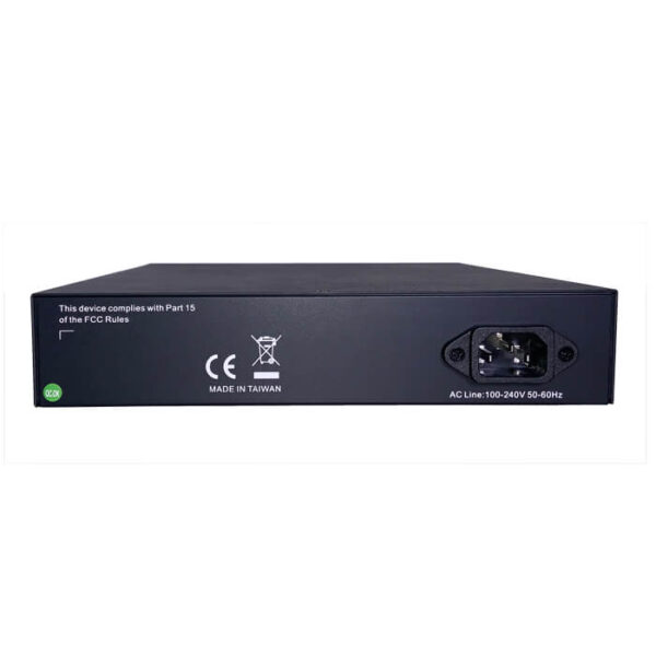 VX-GPU2610 PoE Switch back