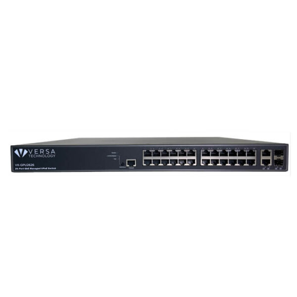 VX-GPU2626 PoE Switch front